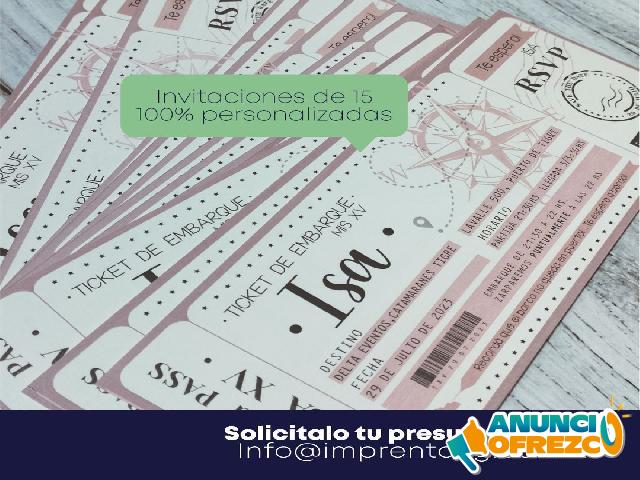 Tarjetas De Invitaciones De 15 Bodas